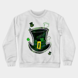 Leprechaun hat Irish AF Crewneck Sweatshirt